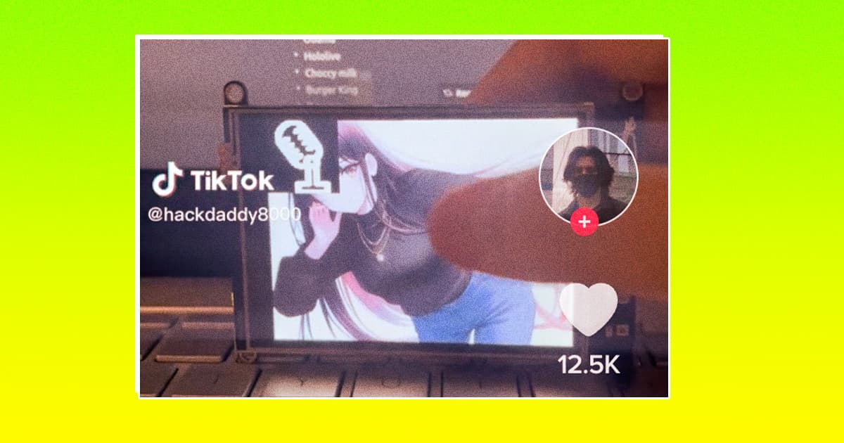 @hackdaddy8000 via TikTok / Futurism